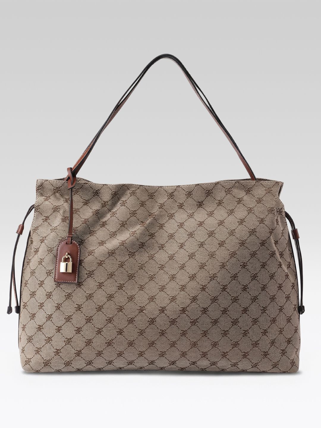 MANGO Printed Structured Hobo Bag-picture-15
