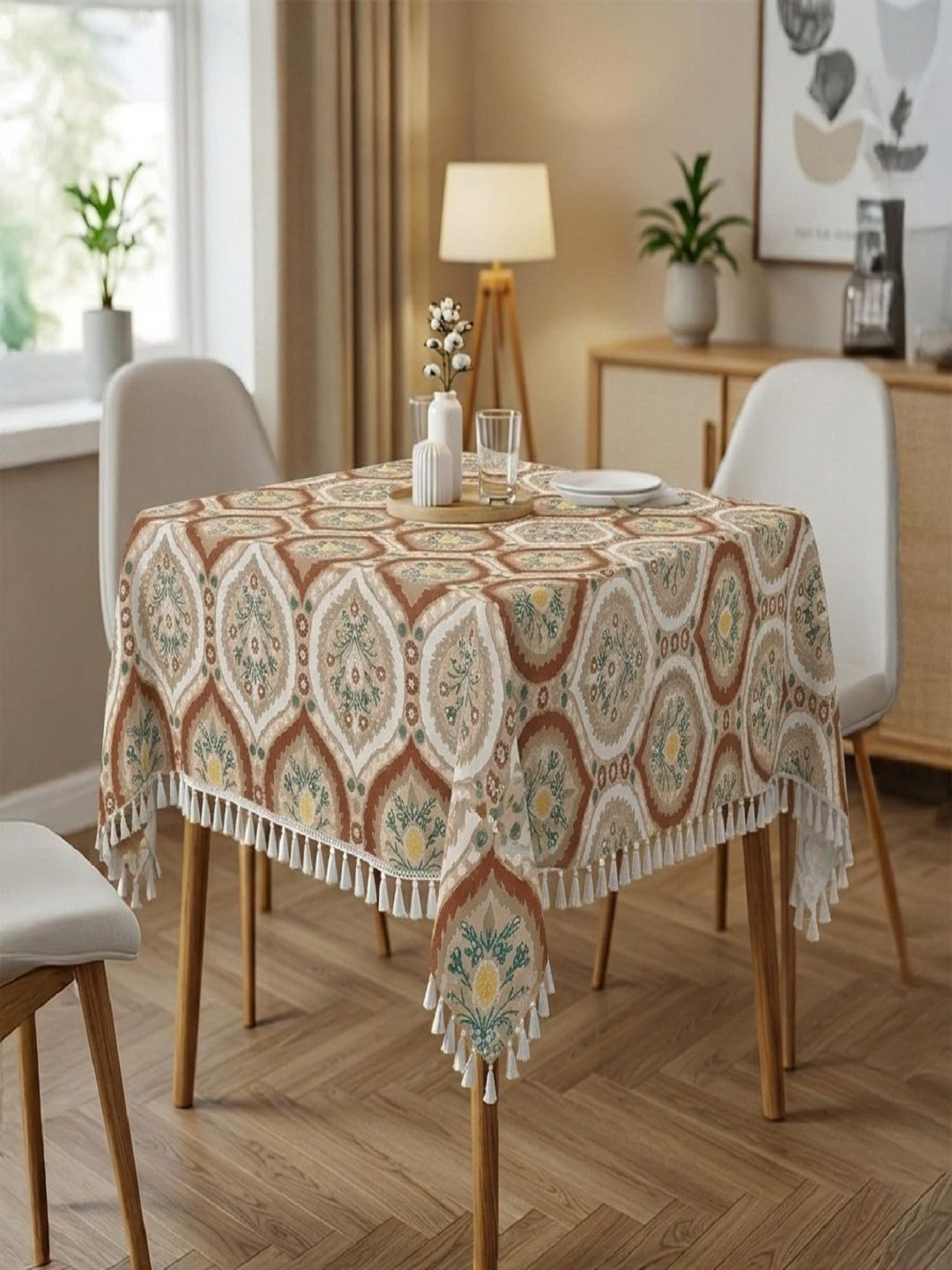RRC Red Floral 6-Seater Table Cover-picture-16