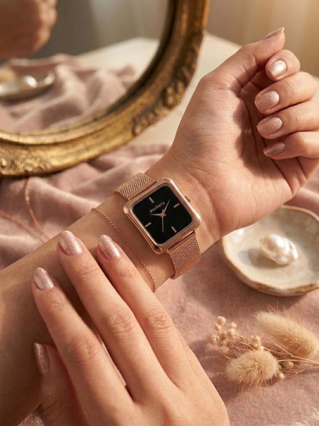DressBerry Women Brass Dial & Straps Watch DB-SG25-6B-image-26