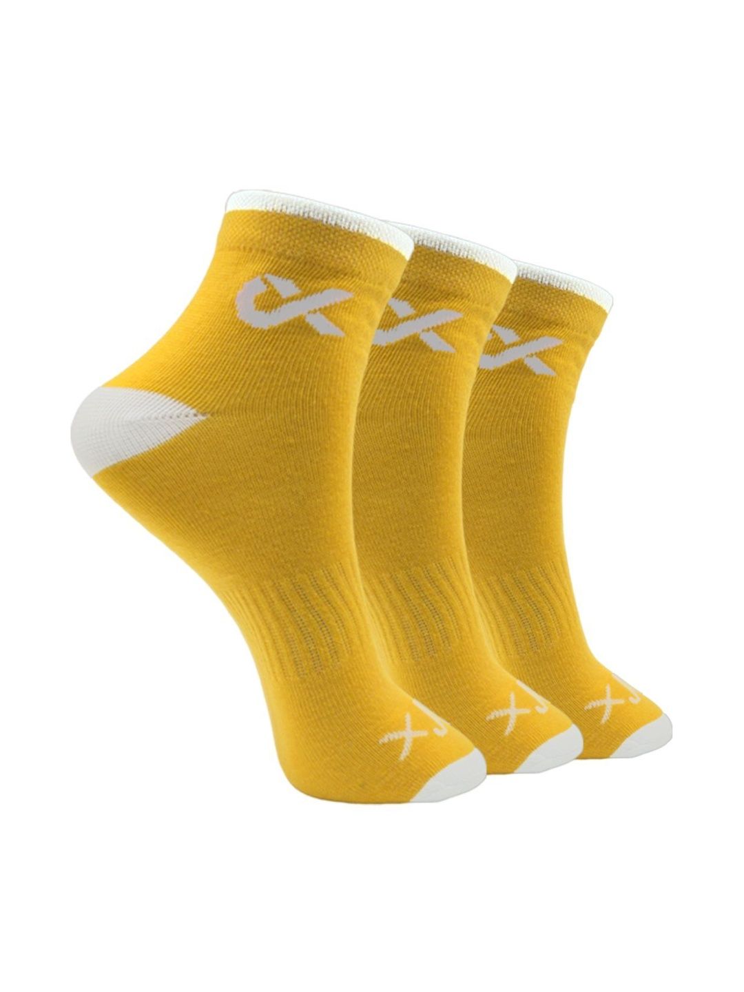 Xjarvis Women Pack of 3 Cotton Ankle Length Socks-picture-35