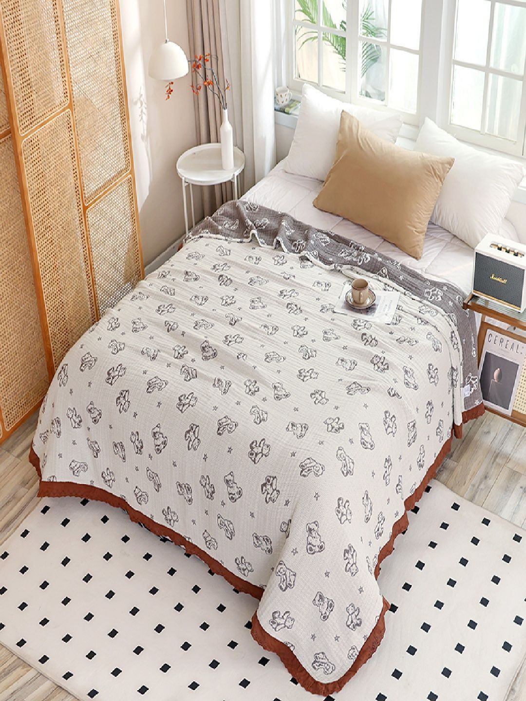 JC HOME White Mild Winter 300 GSM Quilt-picture-17