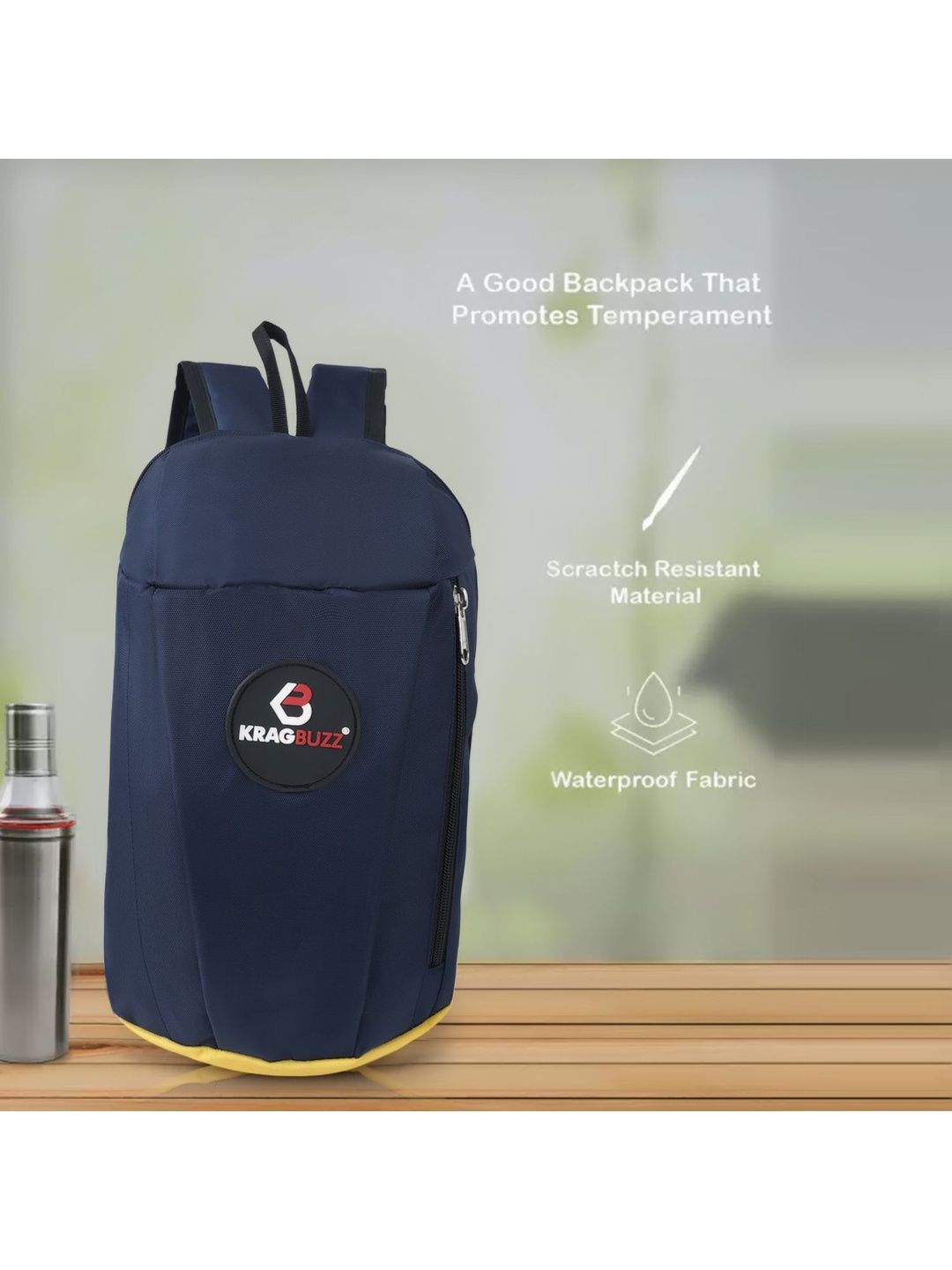 KRAGBUZZ Men Brand Logo Backpack-picture-27
