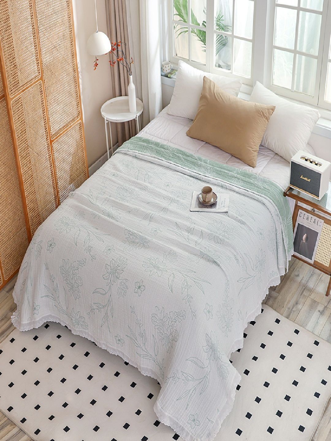 JC HOME White Mild Winter 300 GSM Quilt-picture-49