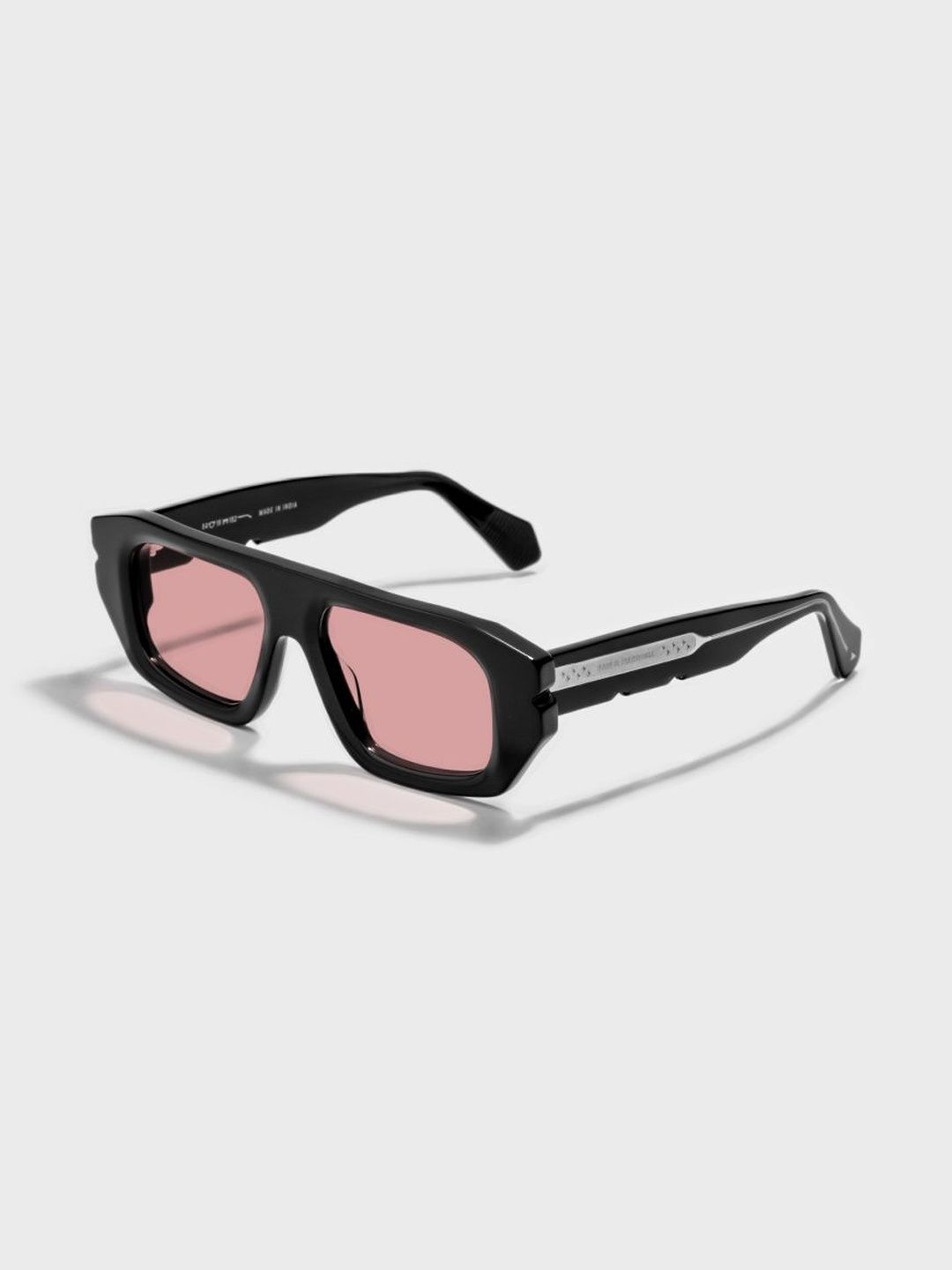 SAM & MARSHALL Unisex Red Lens & Black Rectangle Sunglasses with-picture-36