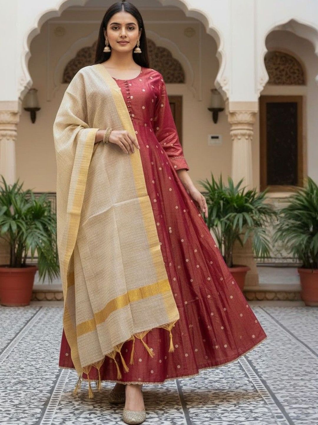 MISKI Pure Silk Anarkali Kurti-picture-54