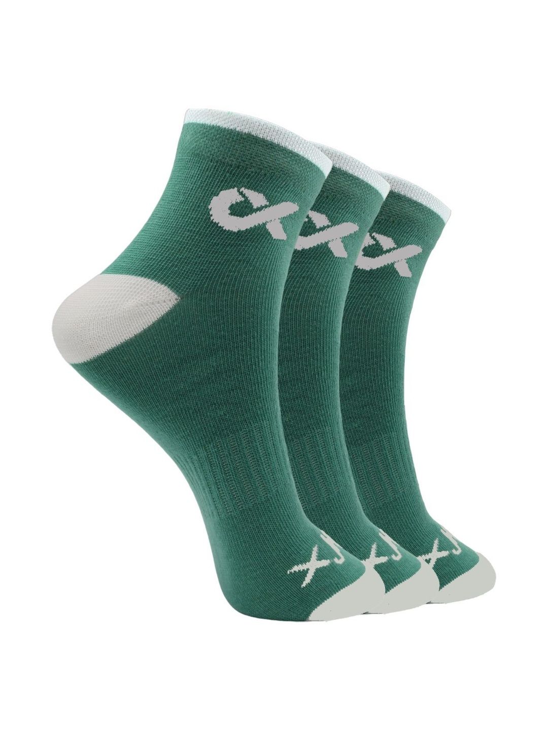 Xjarvis Women Pack of 3 Cotton Ankle Length Socks-picture-37