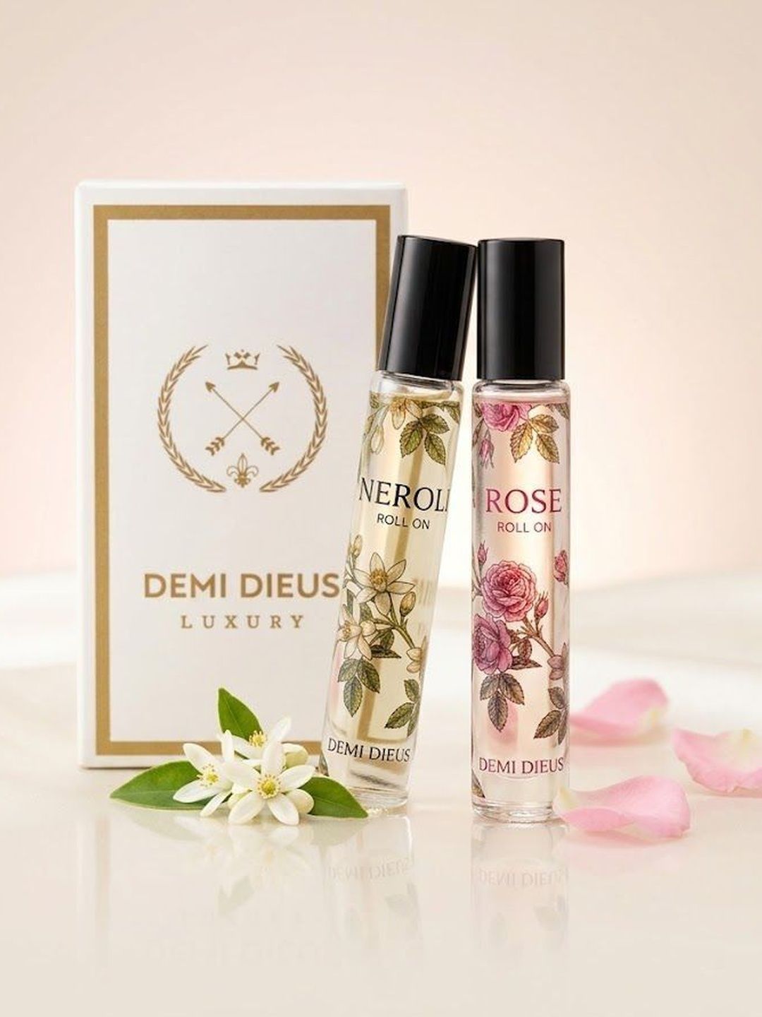 DEMI DIEUS Set Of 2 Rose & Neroli Long Lasting Roll-On Attar - 8 ml each-picture-35