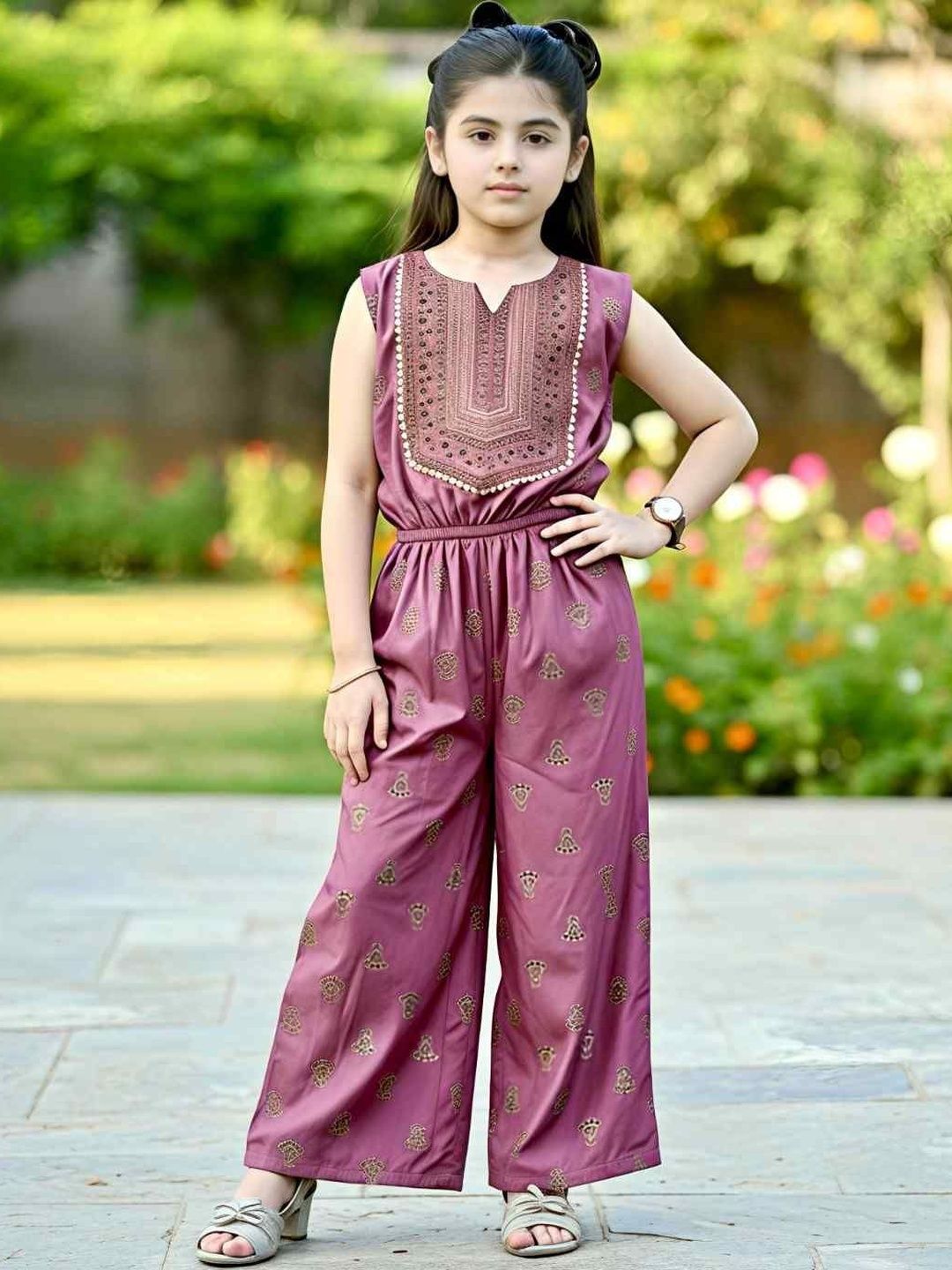 BAESD Girls Printed Basic Jumpsuit-picture-42