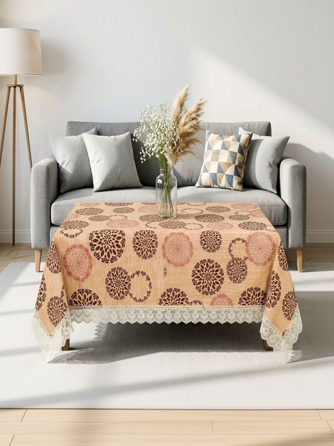vstucart Beige Waterproof 4-Seater Table Cover-picture-42