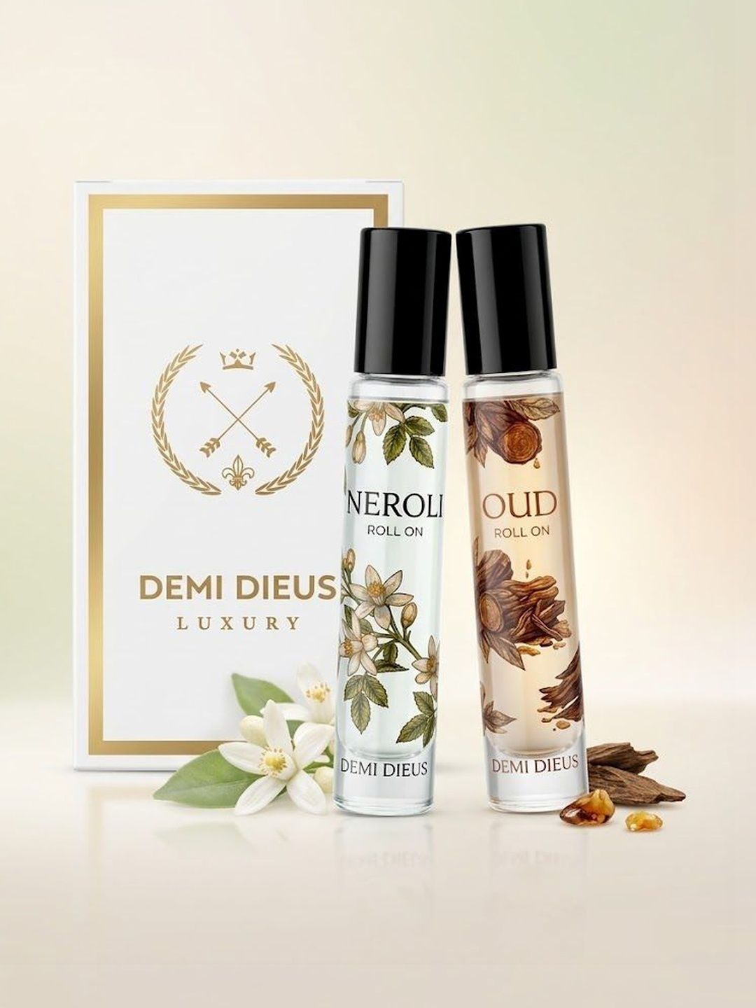 DEMI DIEUS Set Of 2 Neroli & Oud Long Lasting Roll-On Attar - 8 ml Each-picture-36