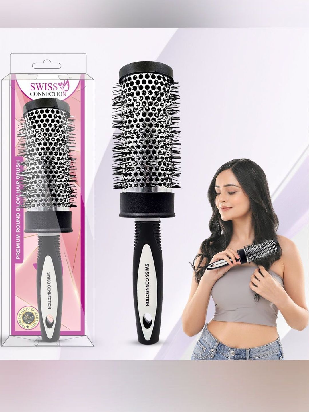 Swiss Connection Large Ion Round Blow Drying Hair Brush-image-36