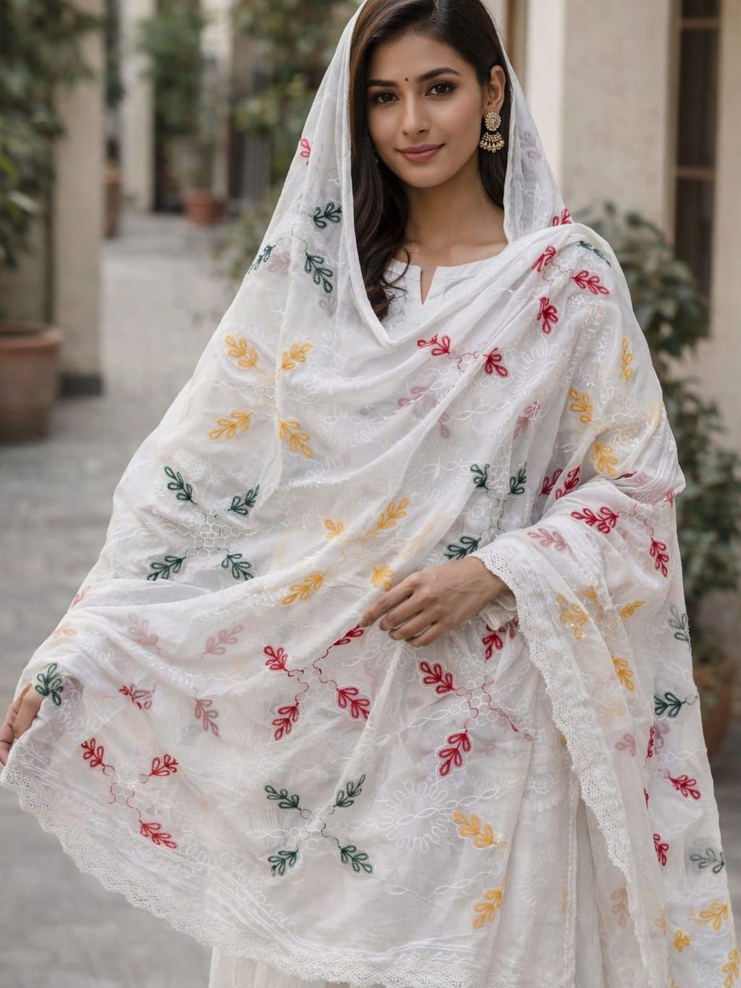SAHINA DUPATTA Embroidered Dupatta-picture-42