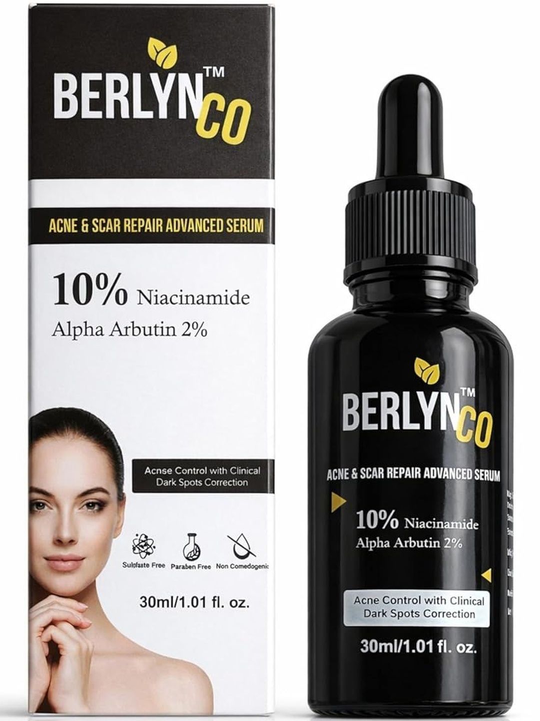 Berlynco Acne Care & Dark Spot Corrector Face Serum - 30 ml-image-39