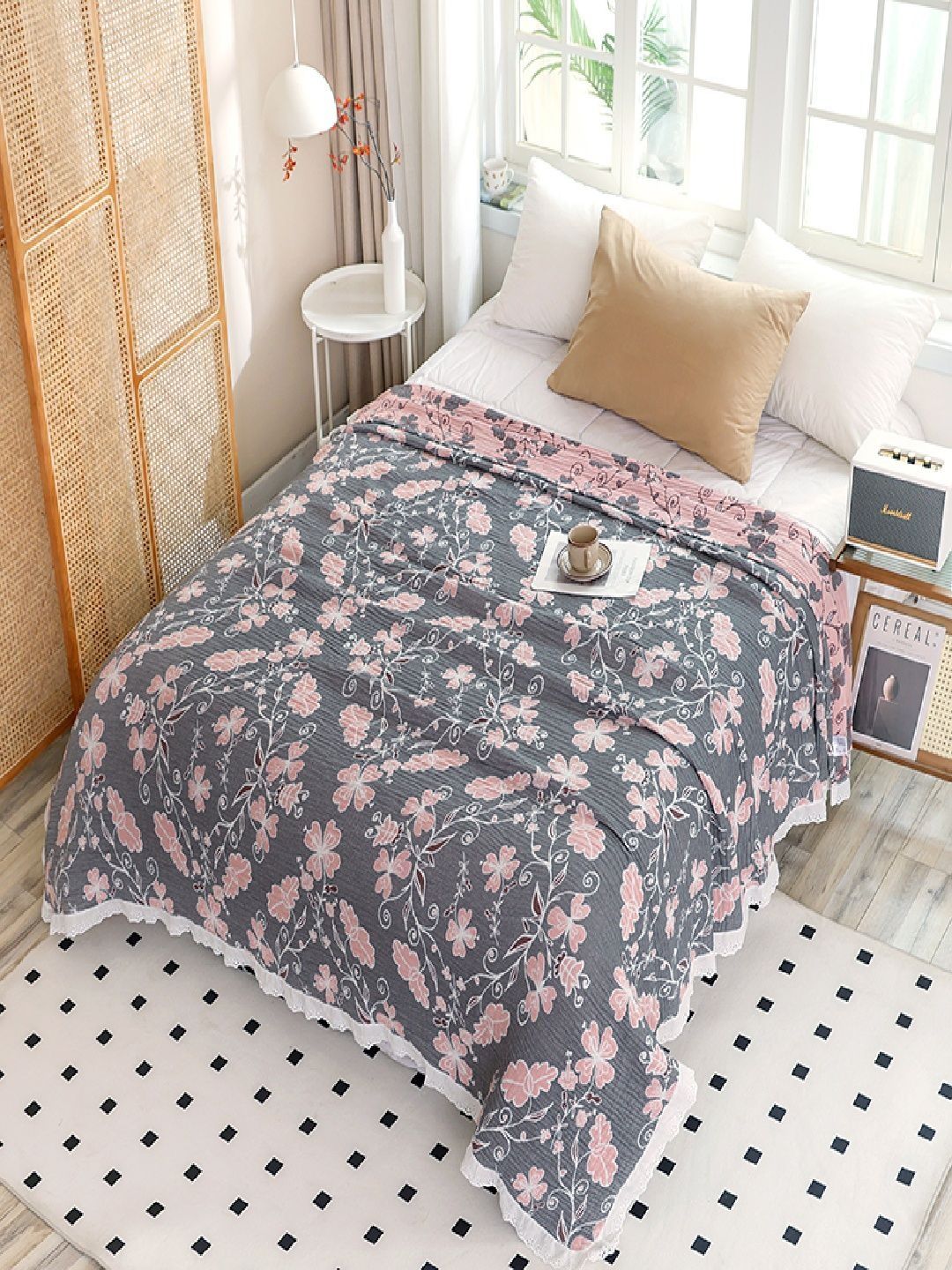 JC HOME Multicoloured Mild Winter 300 GSM Quilt-picture-10