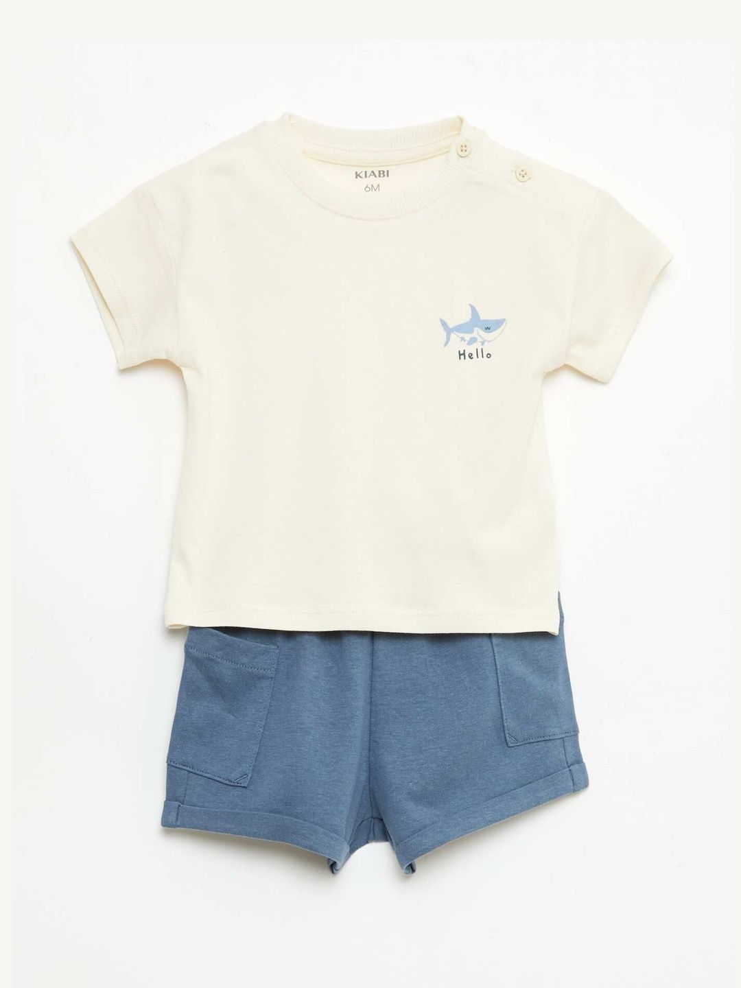 KIABI Boys Printed T-shirt with Shorts-picture-40