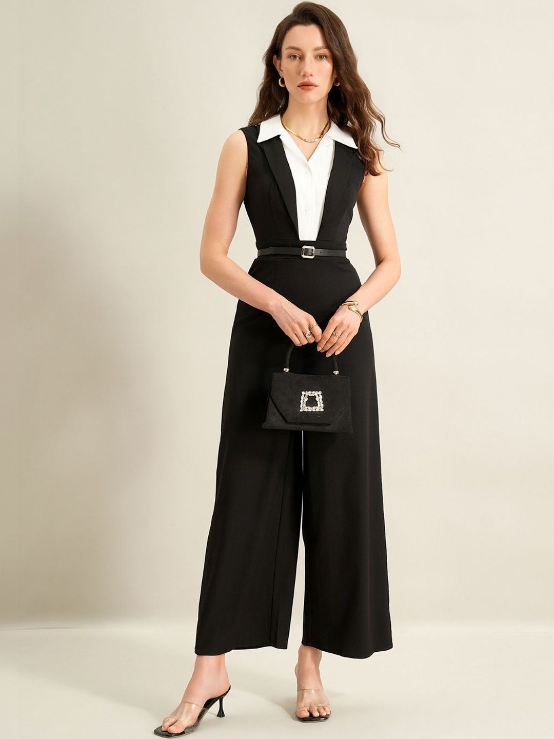 Suo Colourblocked Jumpsuit-picture-24