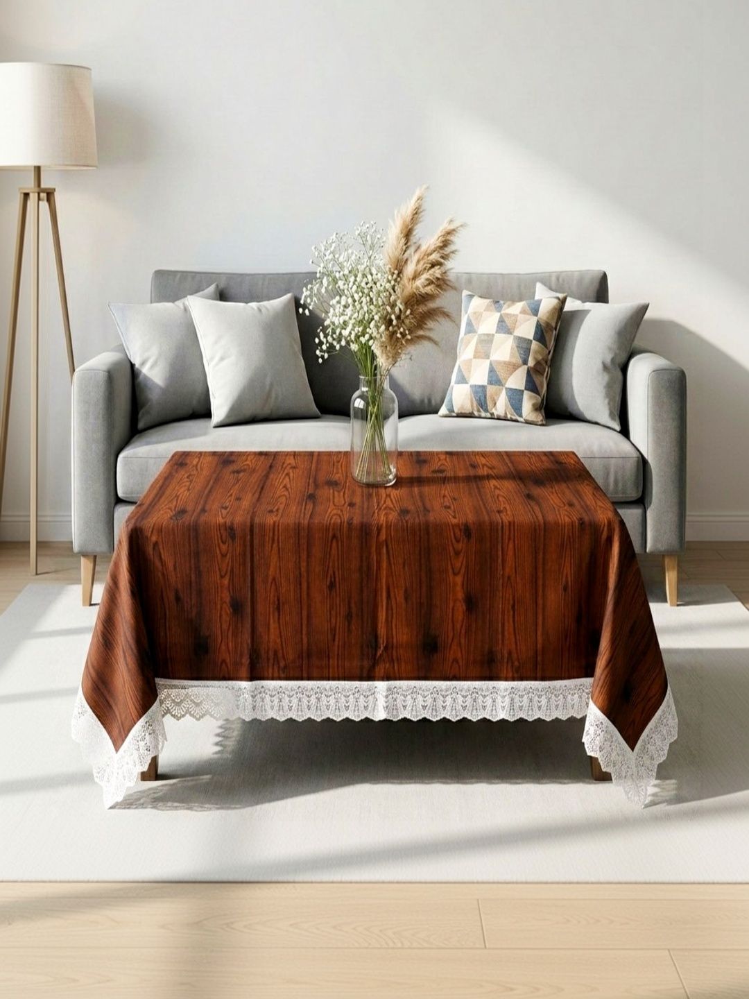 vstucart Coffee Brown Waterproof 4-Seater Table Cover-picture-32