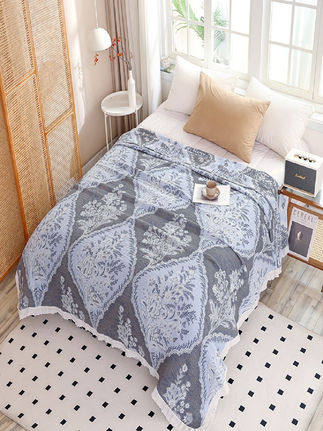 JC HOME Multicoloured Mild Winter 300 GSM Quilt-picture-39