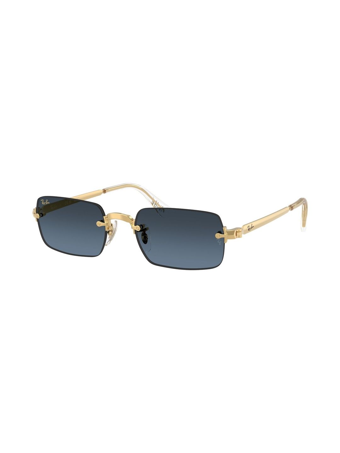 RAY-BAN Unisex Gradient Blue Lens Oval Sunglasses - 0RB3928001/S254-picture-14