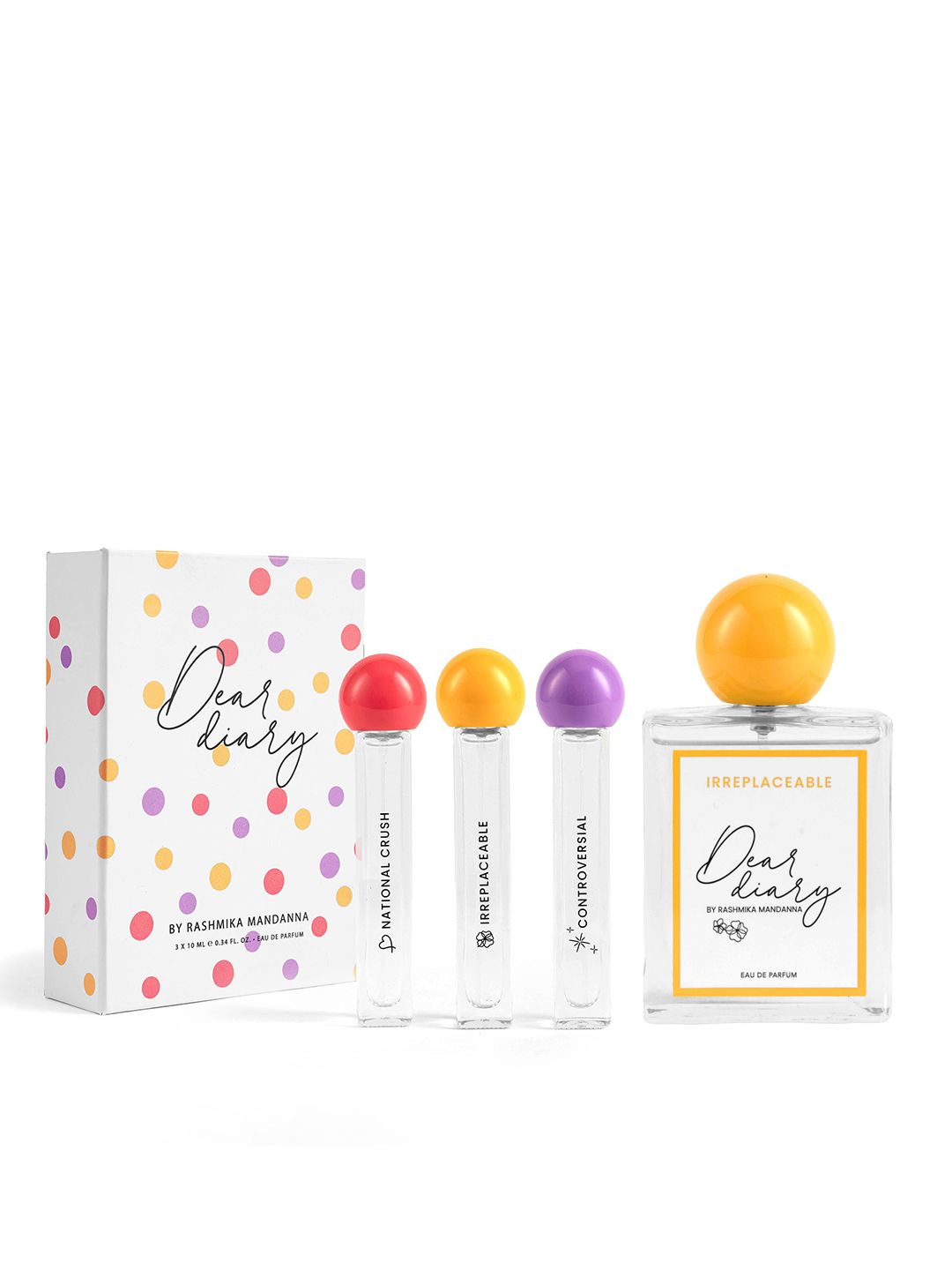 Dear Diary Women Set of 4 Long Lasting Eau De Parfum - 1 x 100 ml & 3 x 10ml-image-23