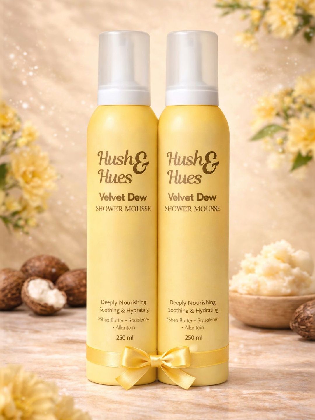 Hush & Hues Set Of 2 Velvet Dew Shower Mousse - 250 ml Each-image-32