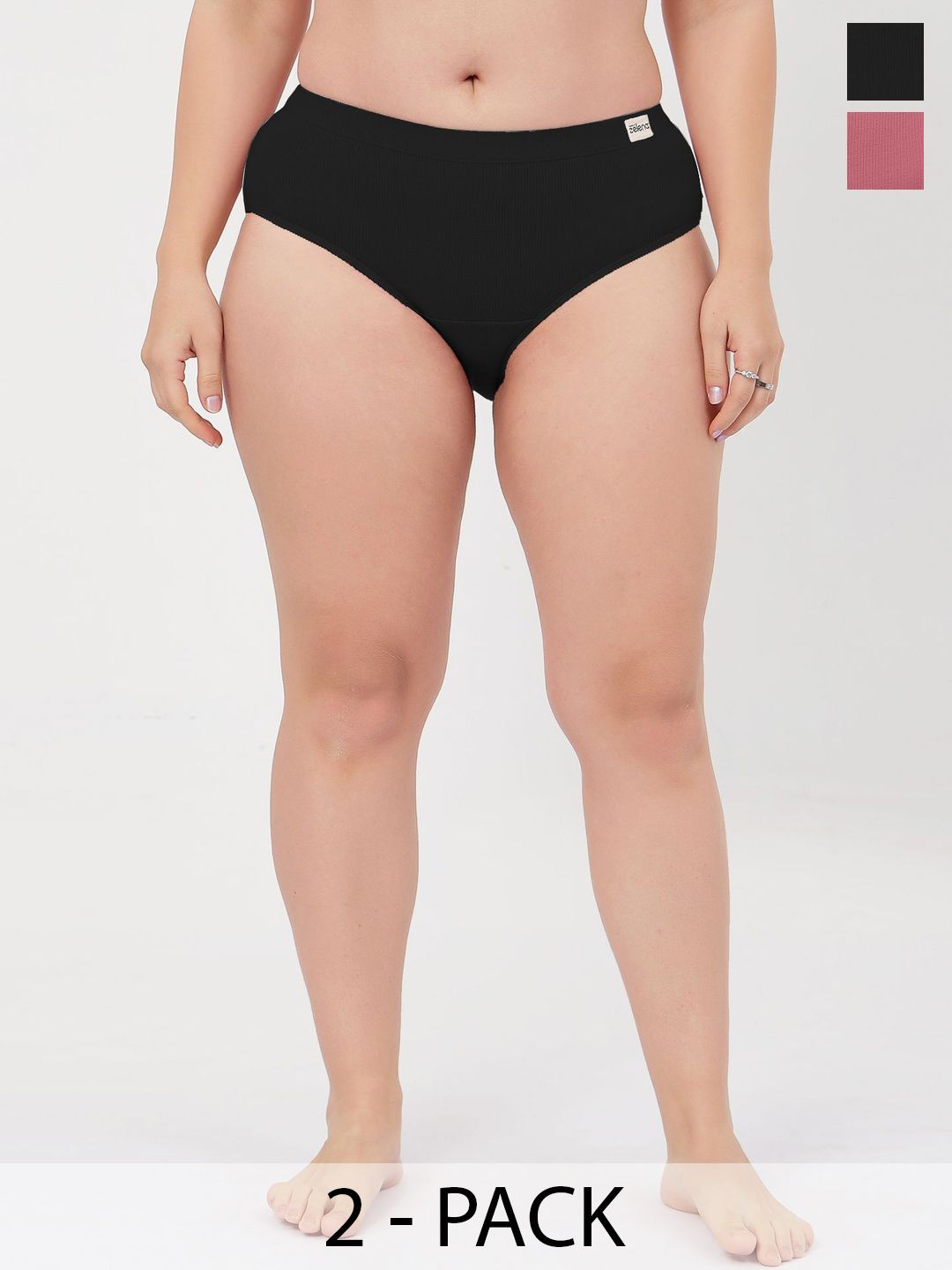 House Of Zelena Women Pack Of 2 Mid-Rise Briefs-picture-36