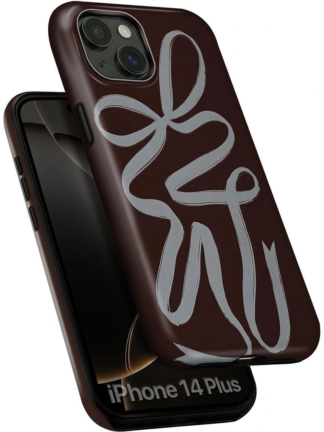 QRIOH Abstract Printed iPhone 14 Plus Back Case Mobile Accessories-picture-38