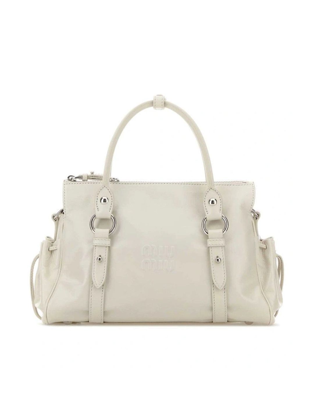 Miu Miu Leather Structured Handheld Bag-picture-26