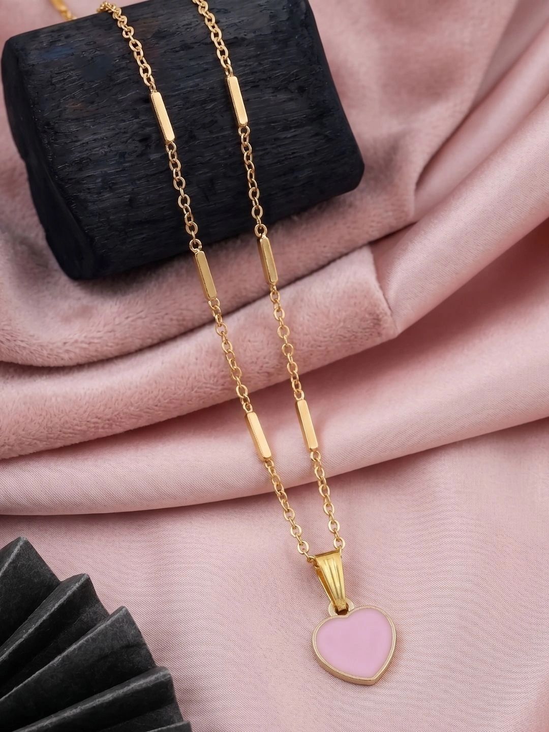 DressBerry Brass Gold-Plated Necklace-image-40