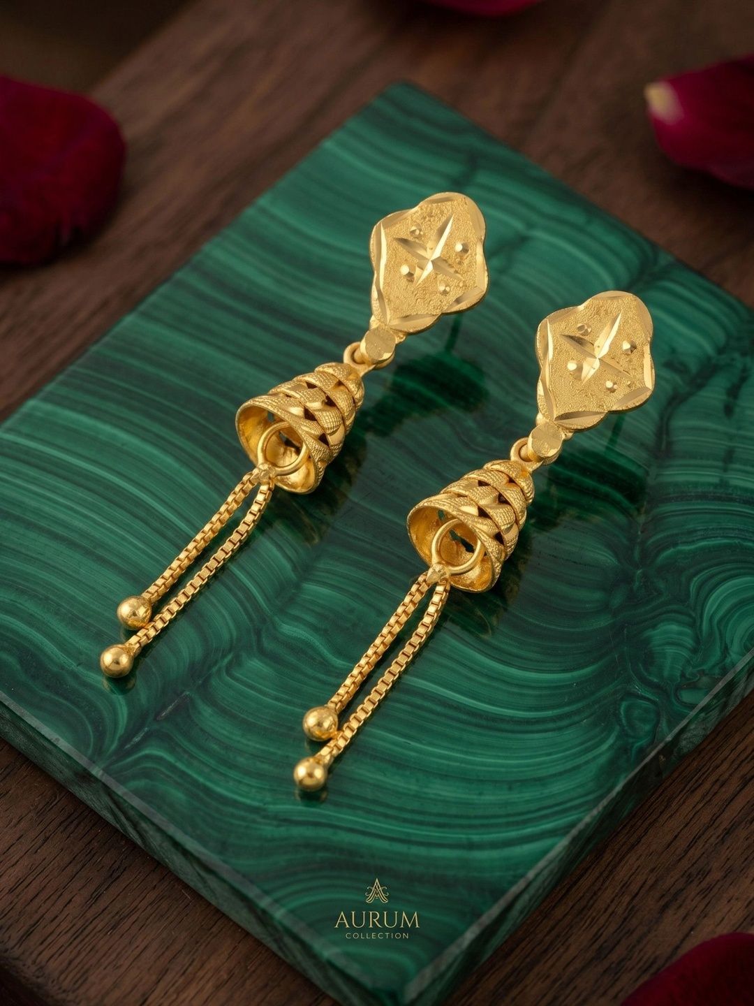 Bhagya Lakshmi Geometric Drop Earrings-picture-13
