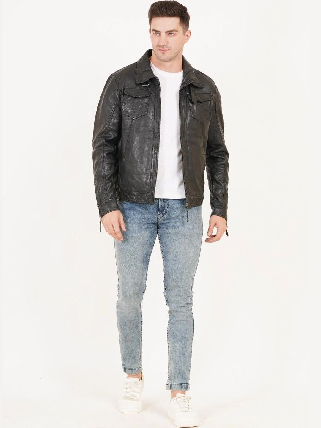 Wonxon international Men Leather Leather Jacket-picture-29