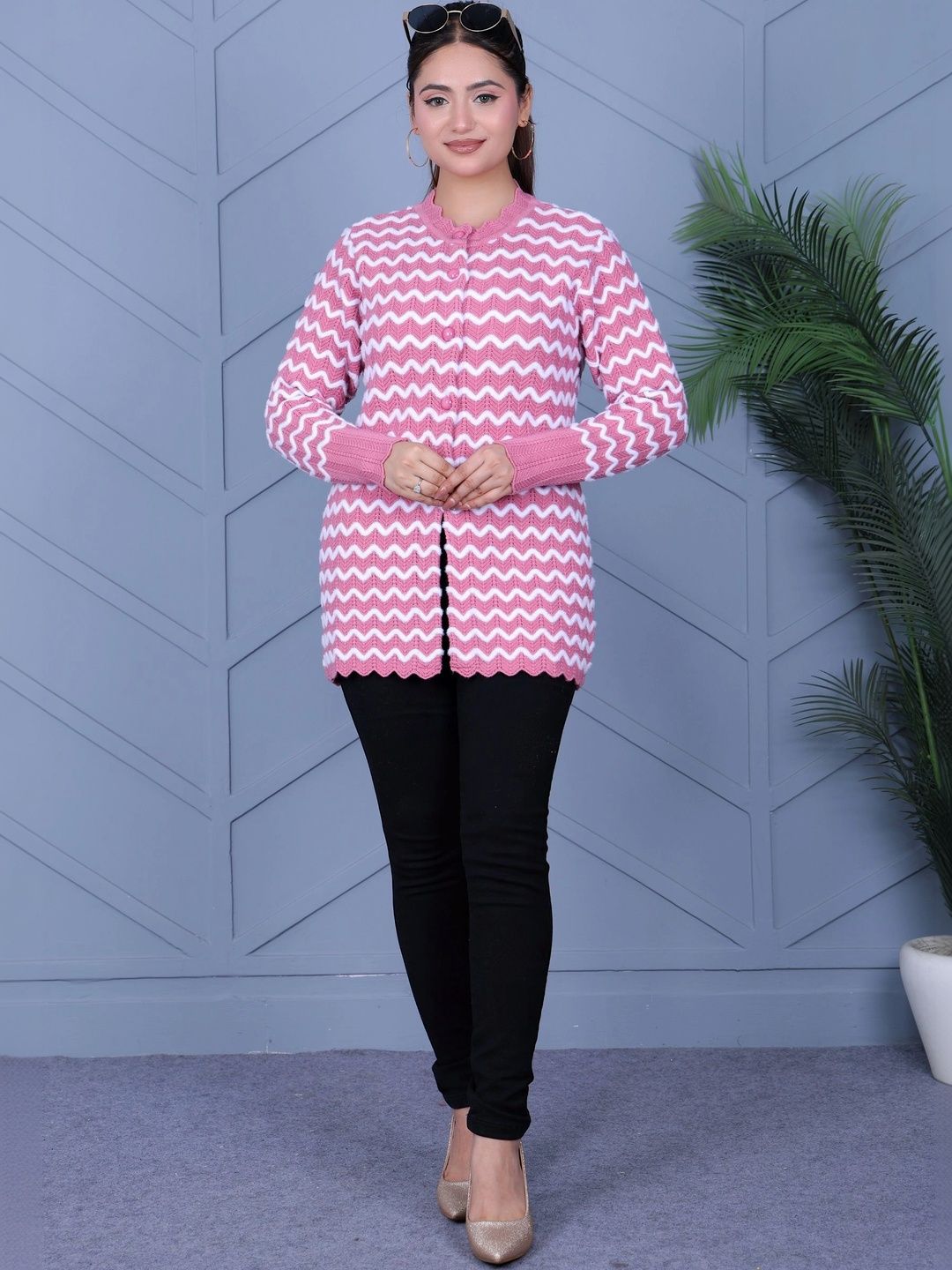 DUTCH DREAM Women Printed Woollen Cardigan-picture-18
