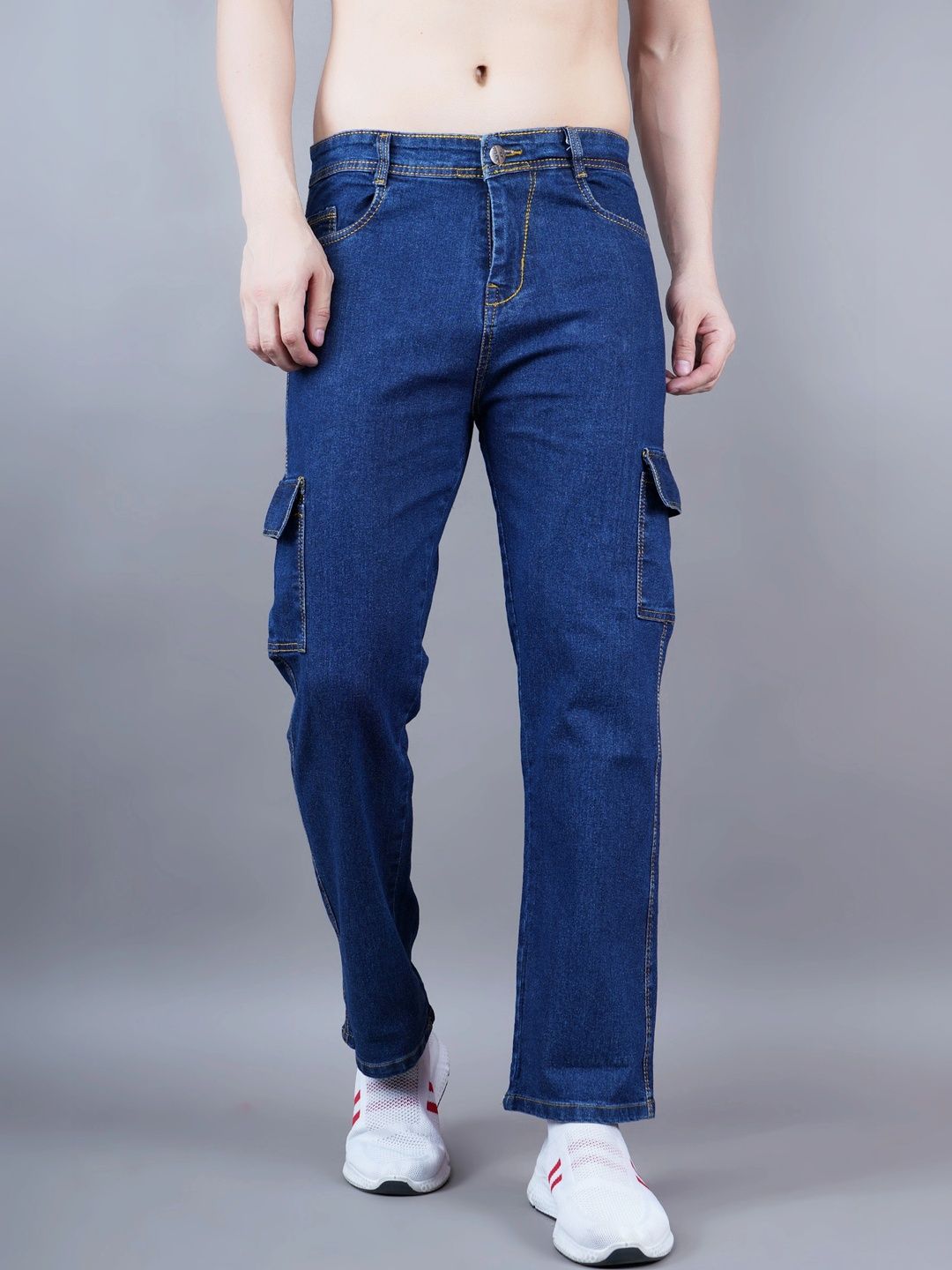 HERE&NOW Men Classic Cargos Trousers-picture-11