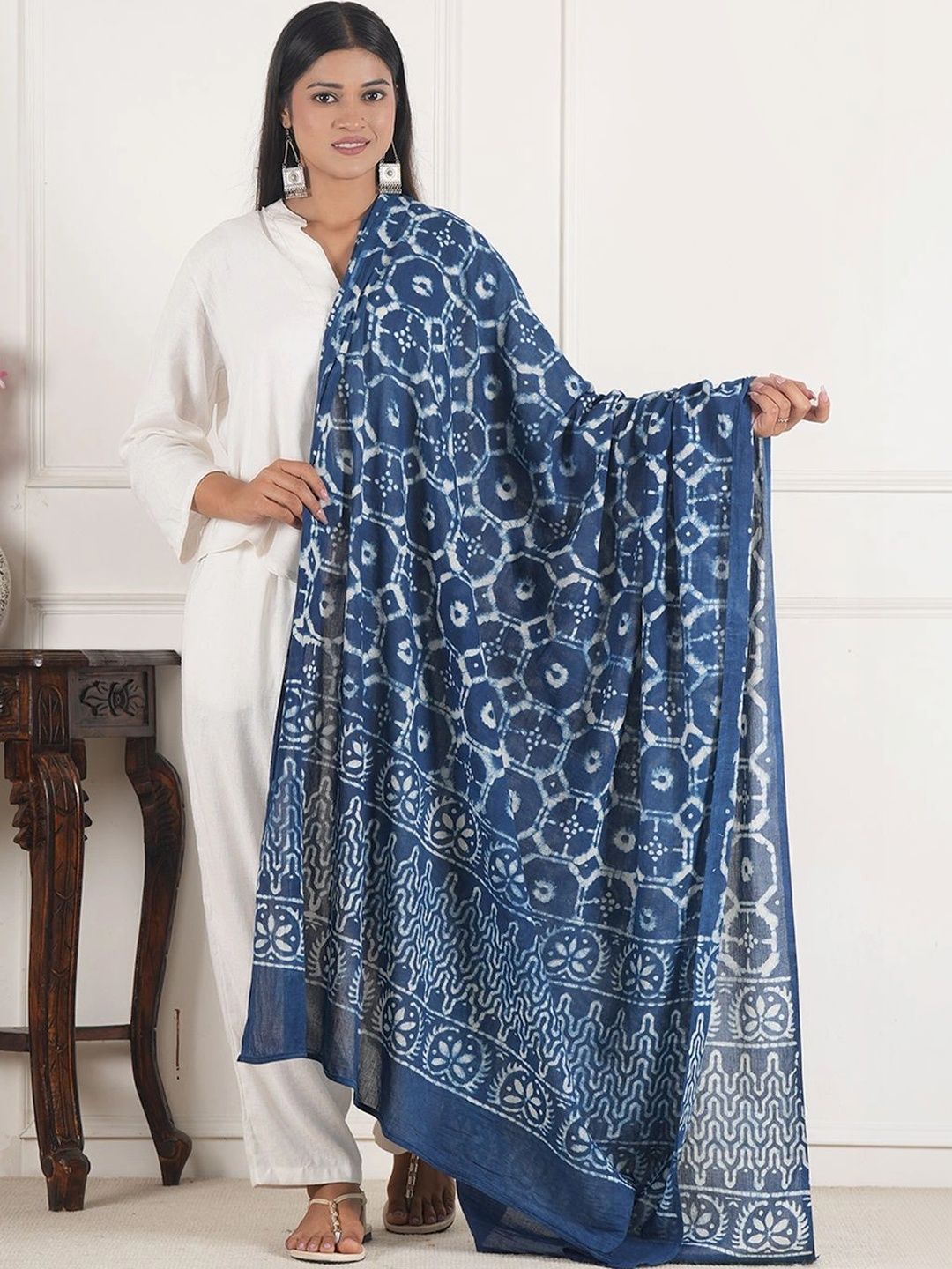 Style Shoes Printed Pure Cotton Block Print Dupatta-picture-21