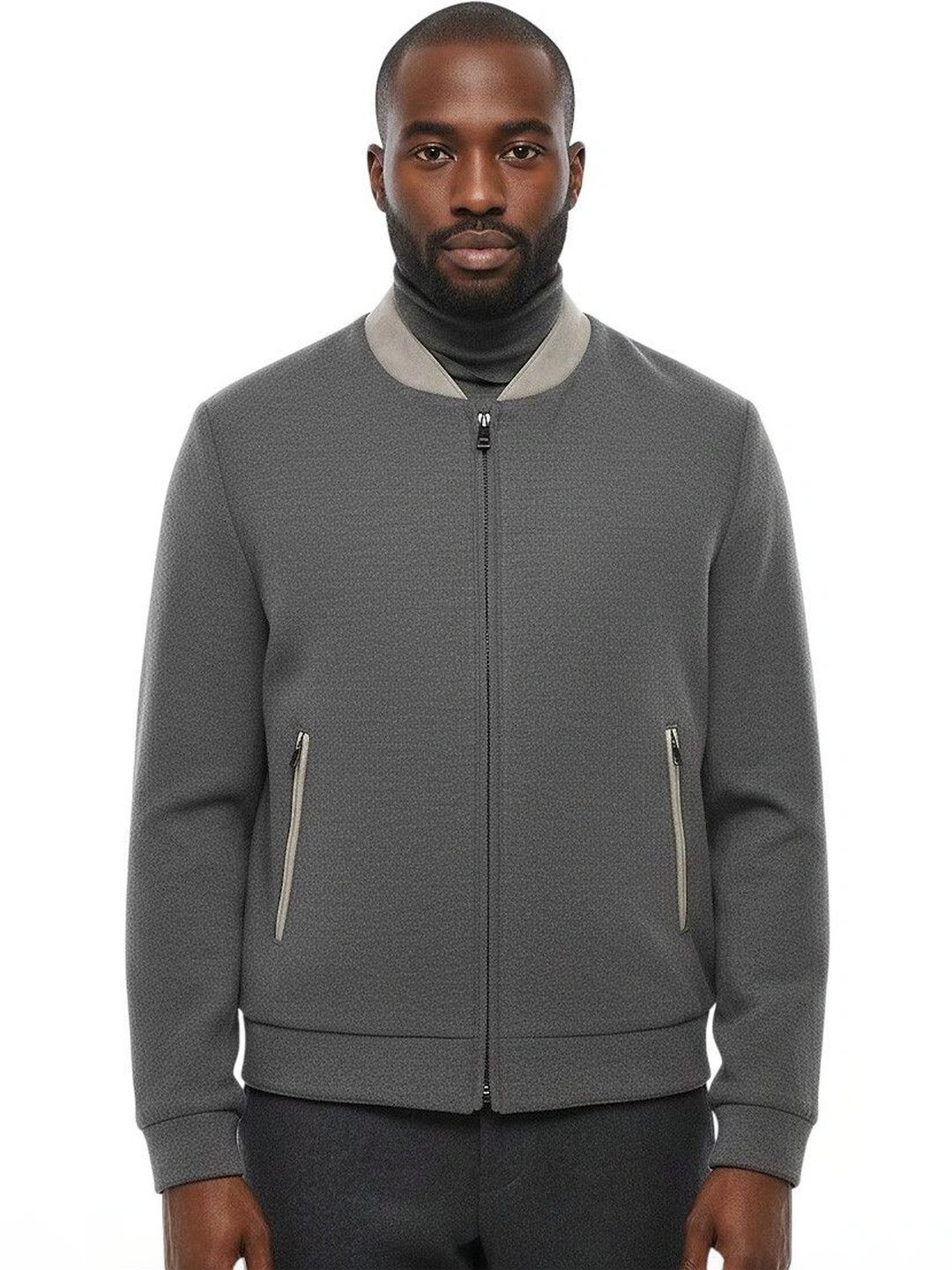 Corneliani Men Woollen Lightweight Bomber Jacket-picture-57
