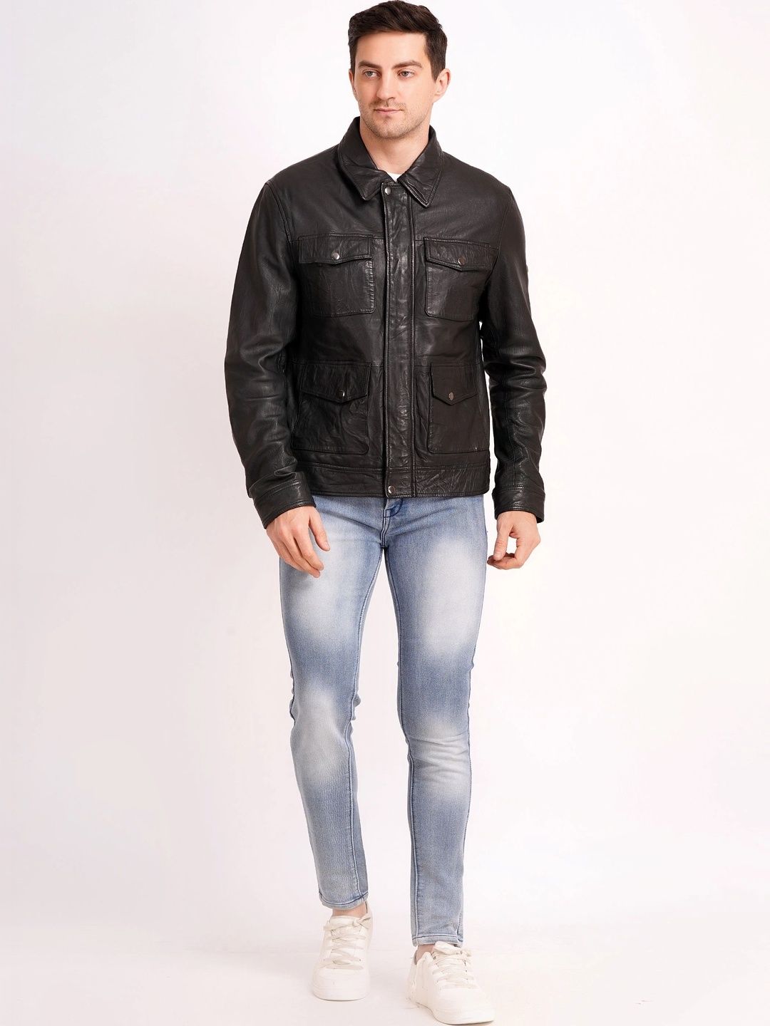 Wonxon international Men Leather Leather Jacket-picture-36