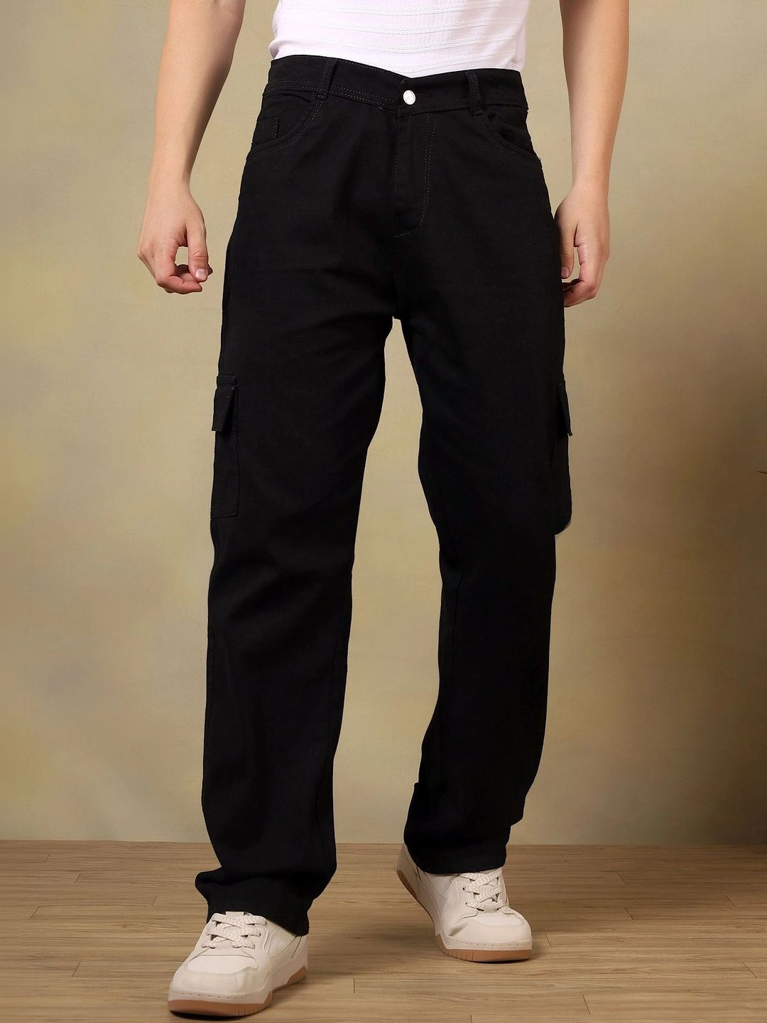 HERE&NOW Men Classic Cargos Trousers-picture-17