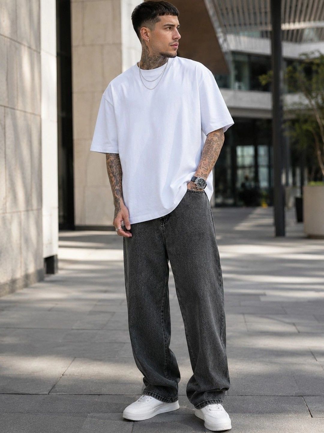 THE BEETEL HOUSE Men Classic Straight Fit Mid-Rise Stretchable Jeans-picture-32