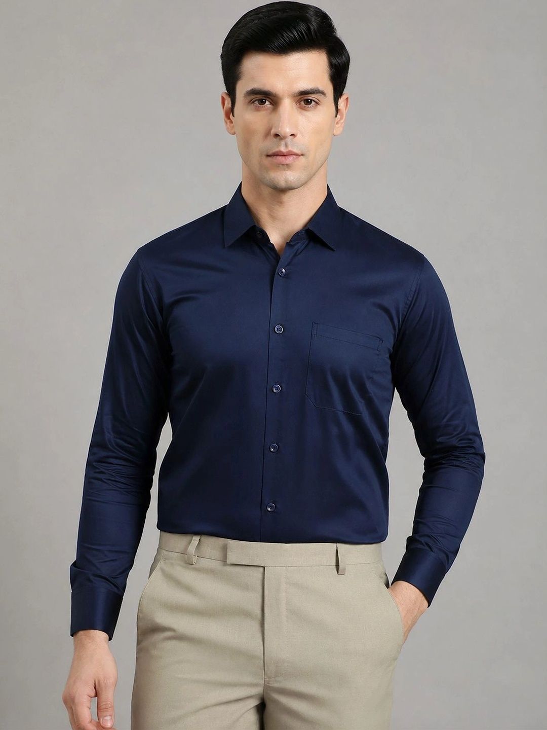 Indian Needle Men Classic Formal Shirt-picture-22