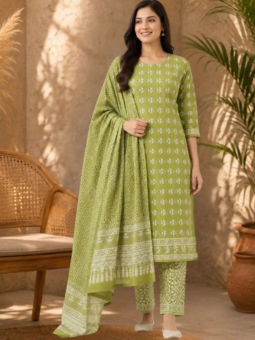 Dhaaga Ghar Printed Unstitched Dress Material-picture-33