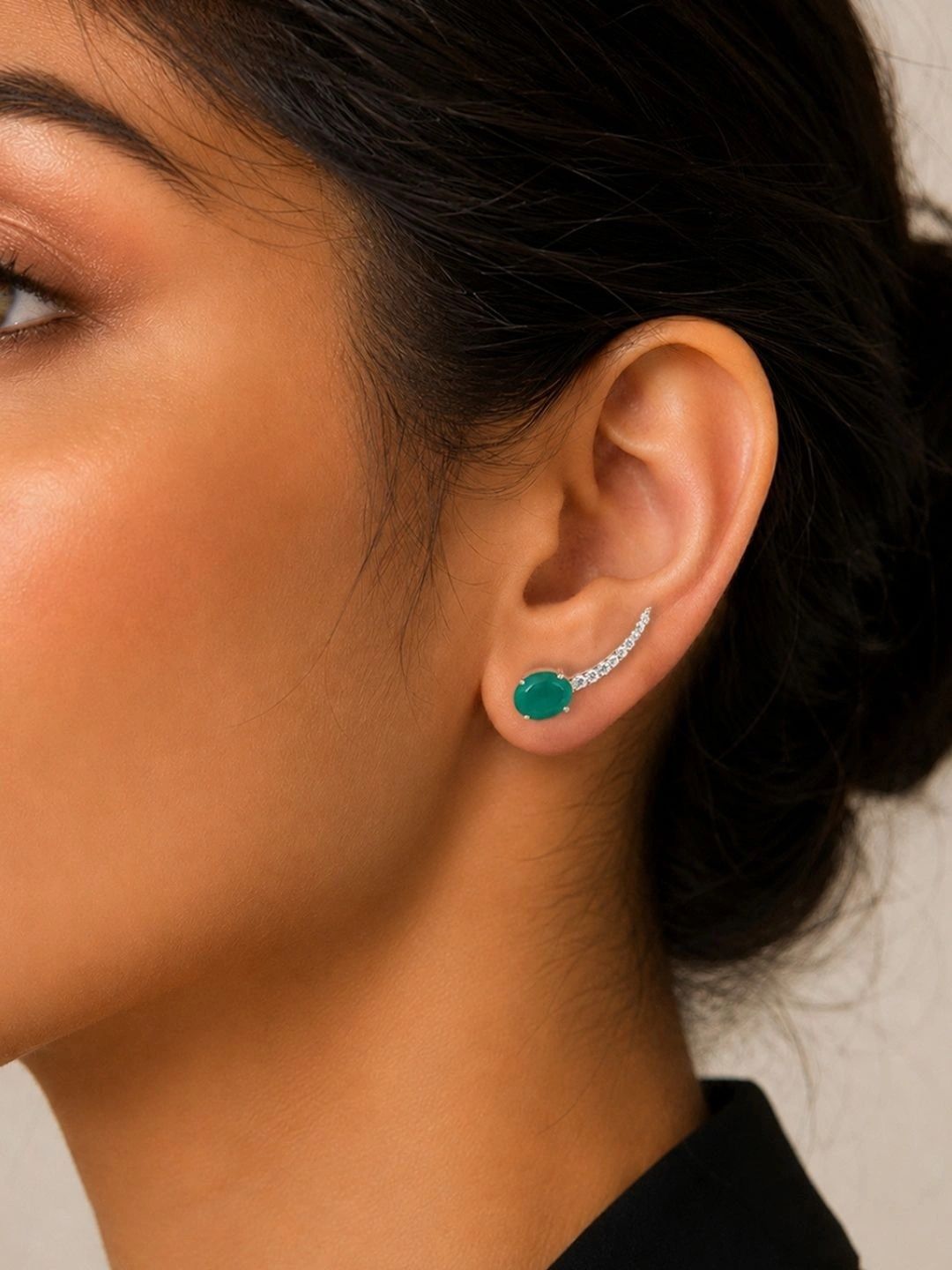 Stone Story By Shruti Geometric Studs Earrings-picture-15