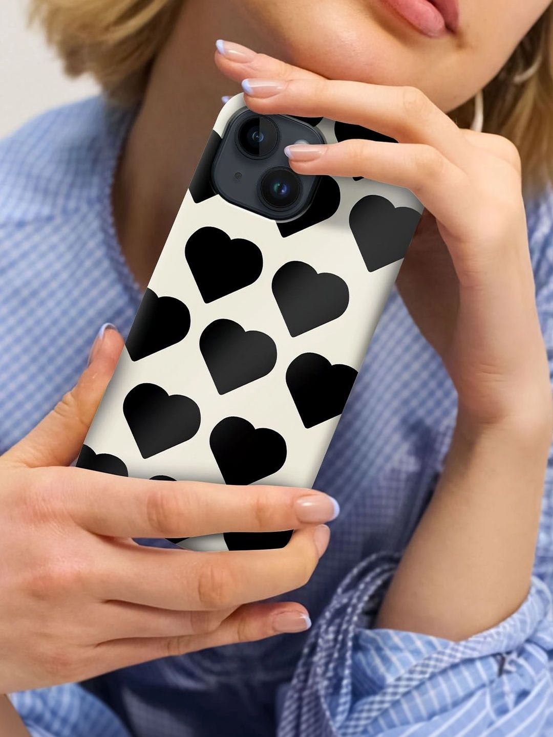 QRIOH Geometric Printed iPhone 11 Back Case Mobile Accessories-picture-33