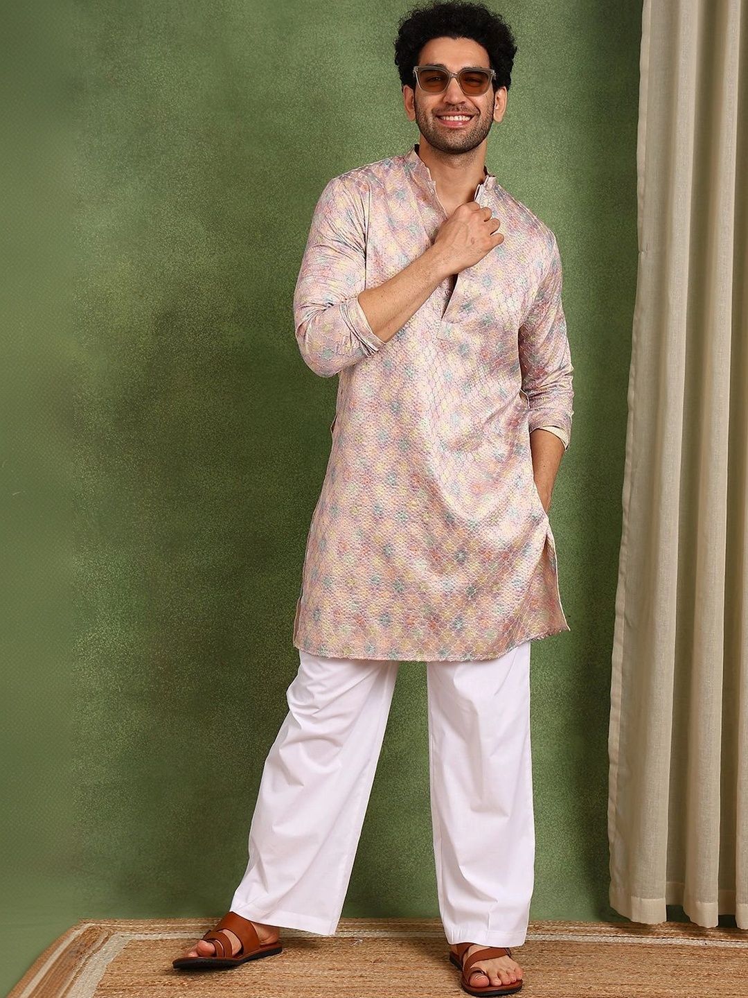 See Designs Men Satin Kurta-picture-23