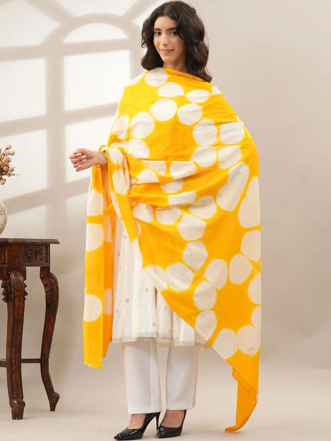 Style Shoes Printed Pure Cotton Tie and Dye Dupatta-picture-23