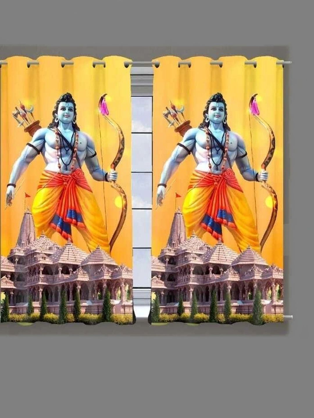 salajya anchla Multicoloured Long Door Curtain-picture-30