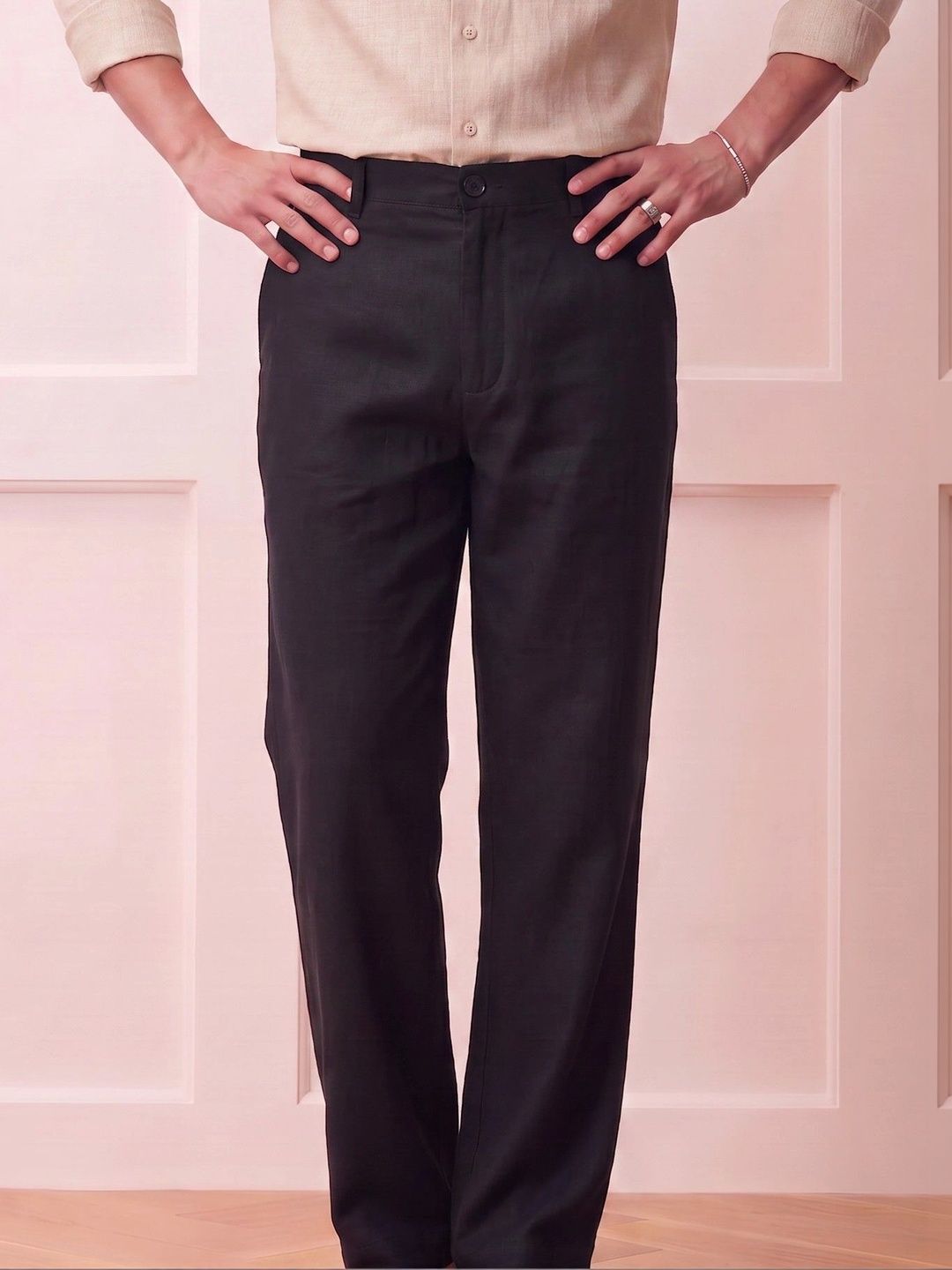 Auda Men Classic Straight Fit Trousers-picture-43