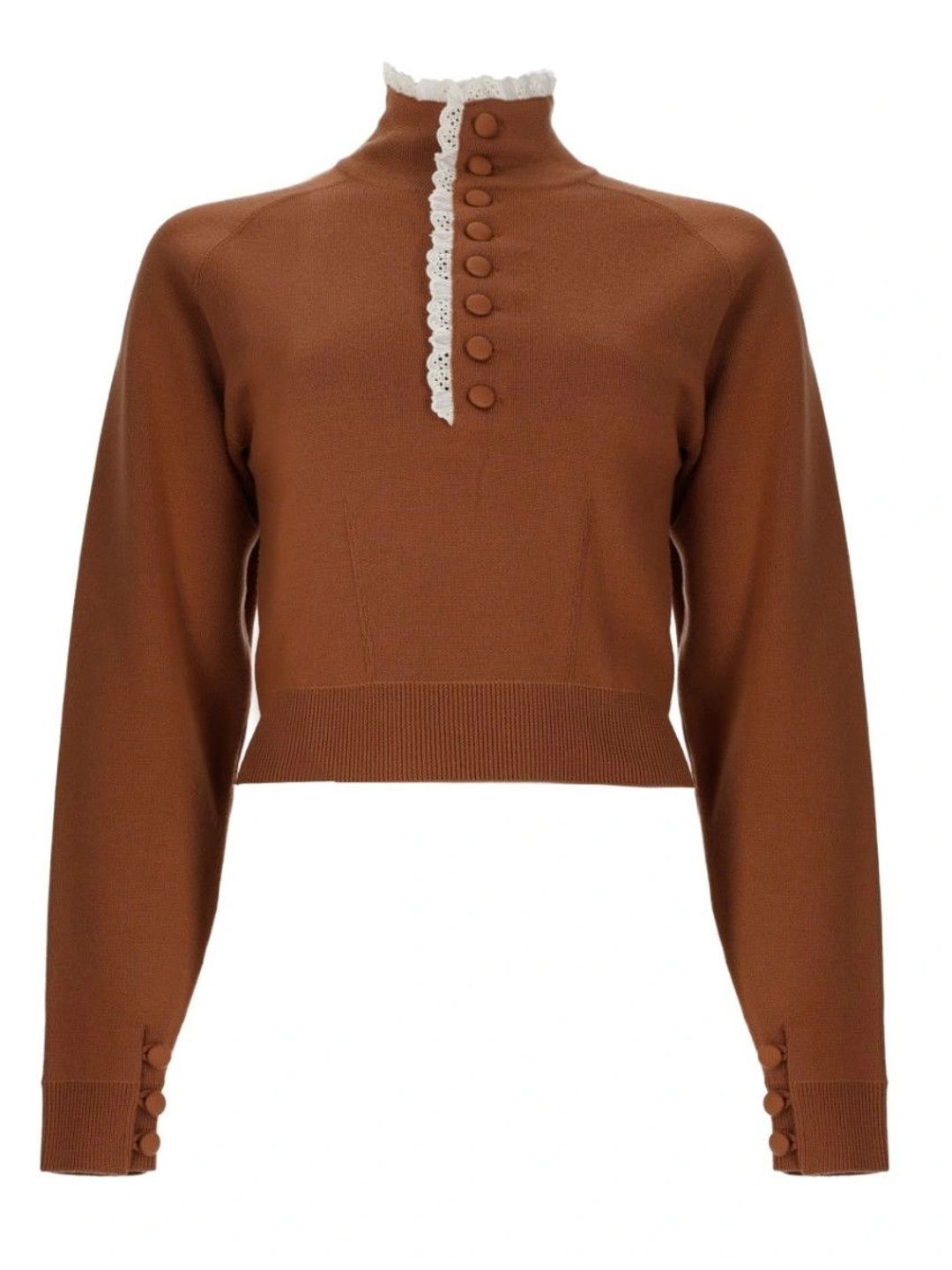 Chloe Women Woollen Crop Pullover-picture-55