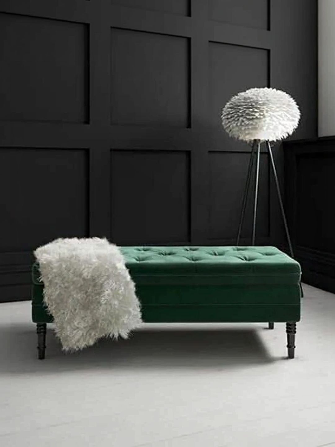 Soul craft Green Rectangular Share With Hidden Storage Ottoman-picture-43