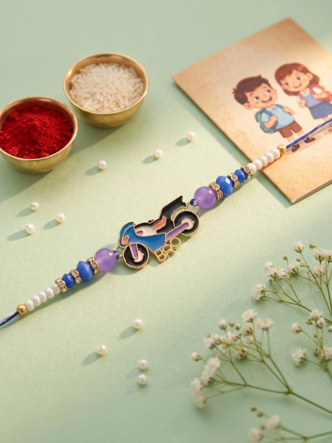 MEIRA JEWELLERY Thread Rakhi-picture-35