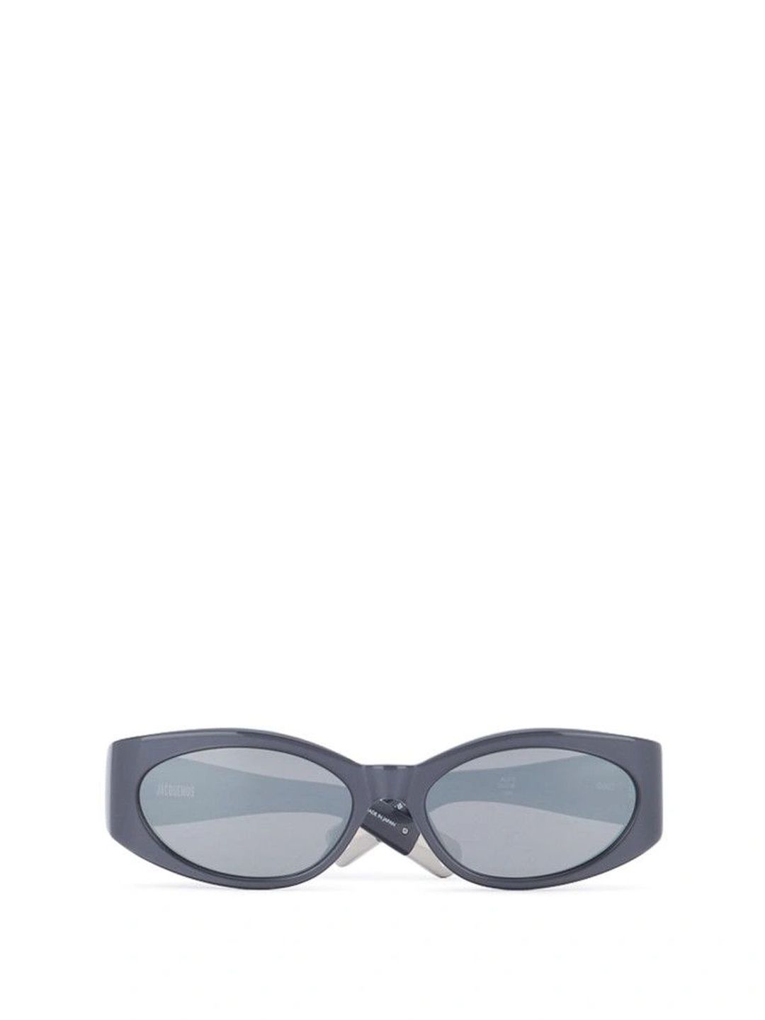 Jacquemus Men Grey Lens & Black Oval Sunglasses with-image-41